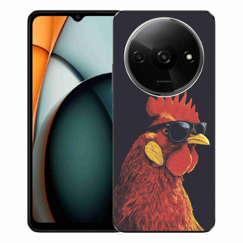 Gelový kryt mmCase na Xiaomi Redmi A3 - stylový kohout