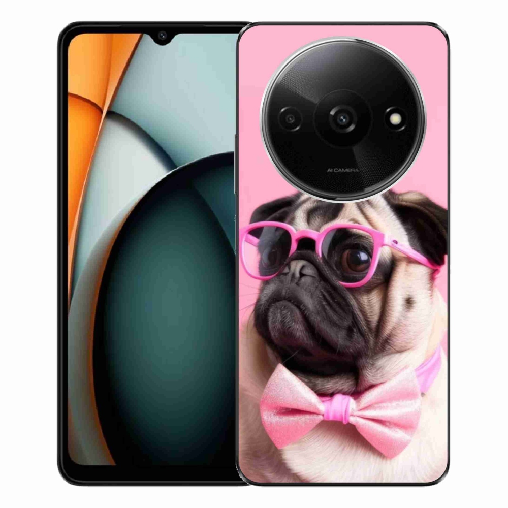 Gelový kryt mmCase na Xiaomi Redmi A3 - stylový mops