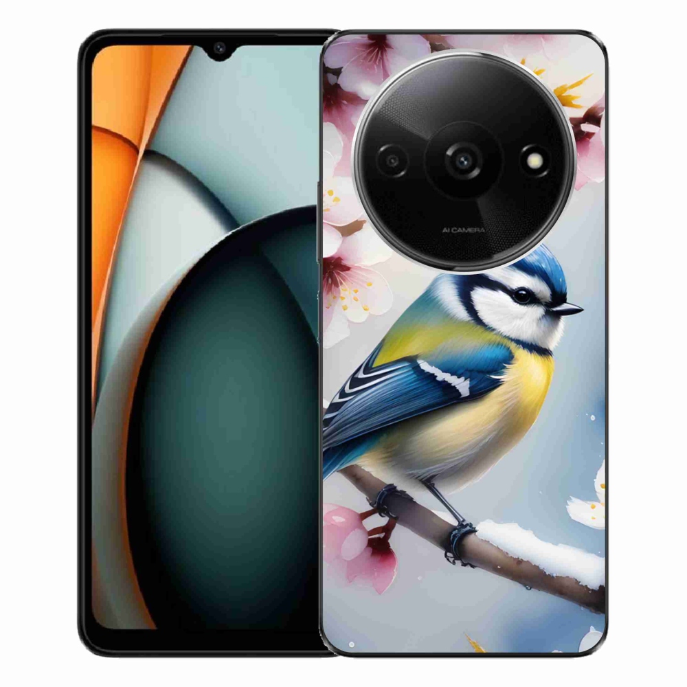 Gelový kryt mmCase na Xiaomi Redmi A3 - sýkorka