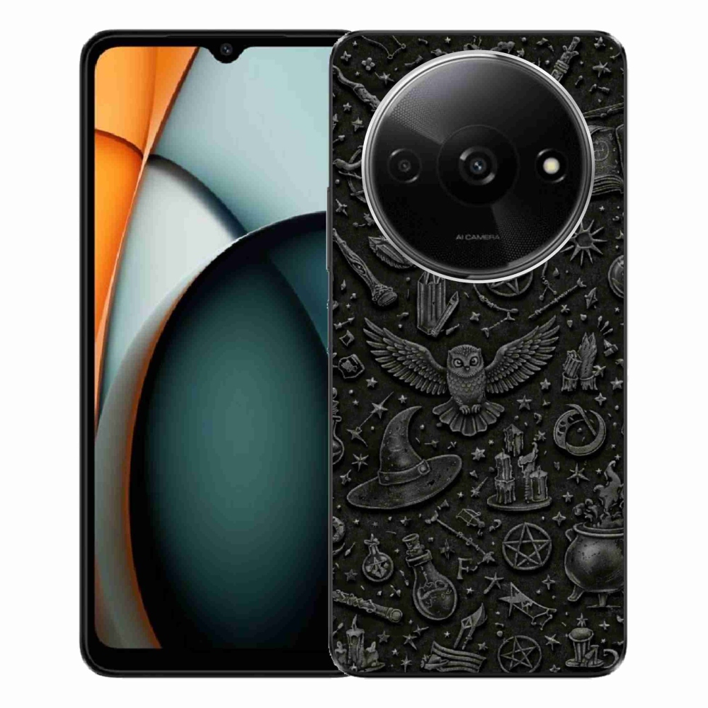Gelový kryt mmCase na Xiaomi Redmi A3 - tmavý magický svět