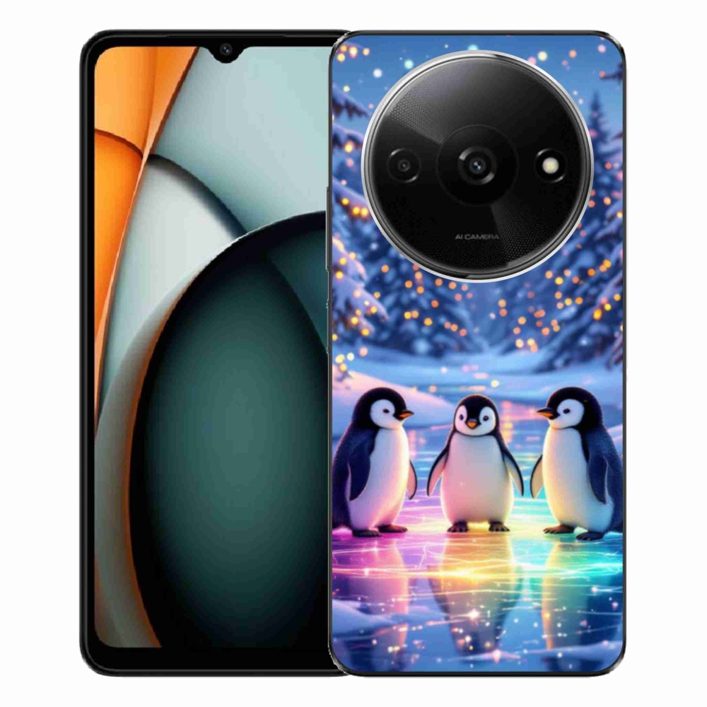 Gelový kryt mmCase na Xiaomi Redmi A3 - tučnáci