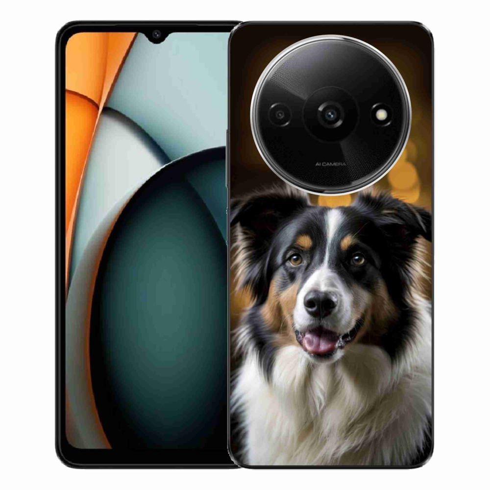 Gelový kryt mmCase na Xiaomi Redmi A3 - usměvavý australský ovčák