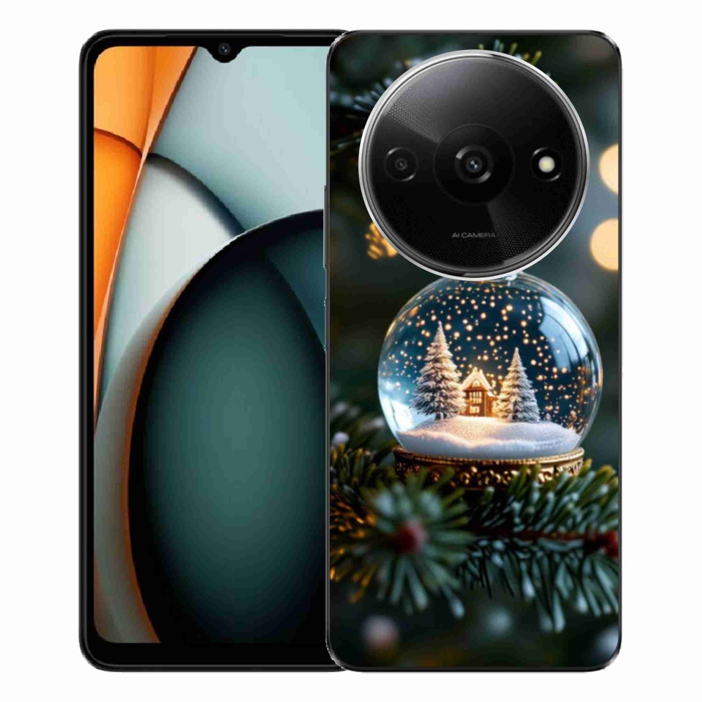 Gelový kryt mmCase na Xiaomi Redmi A3 - vánoční koule 2