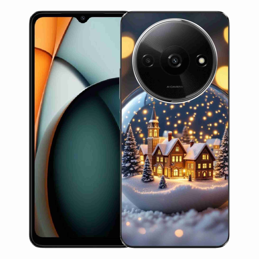 Gelový kryt mmCase na Xiaomi Redmi A3 - vánoční koule 4
