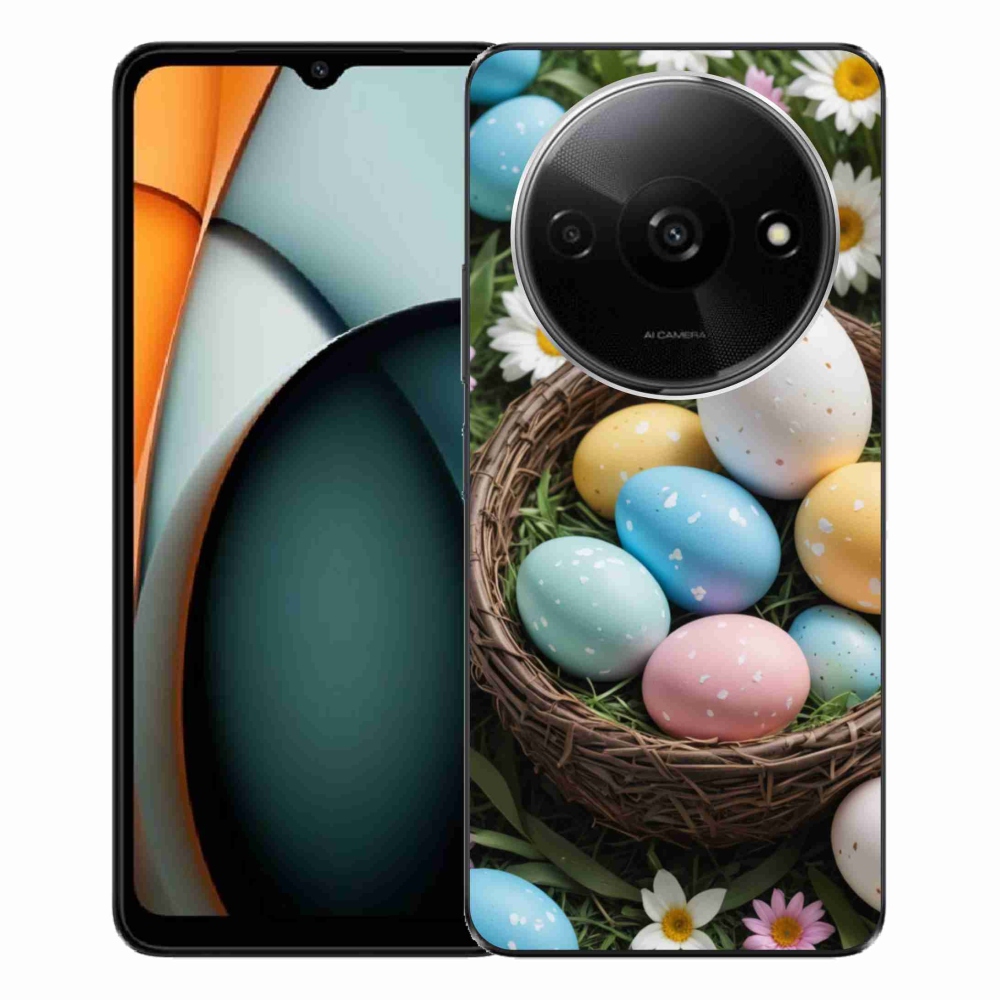 Gelový kryt mmCase na Xiaomi Redmi A3 - velikonoční vajíčka 2