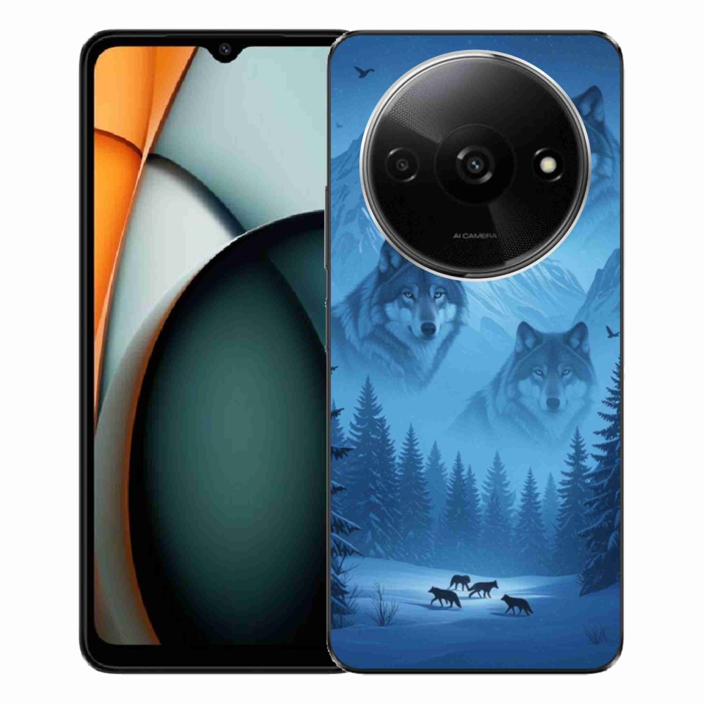 Gelový kryt mmCase na Xiaomi Redmi A3 - vlčí smečka