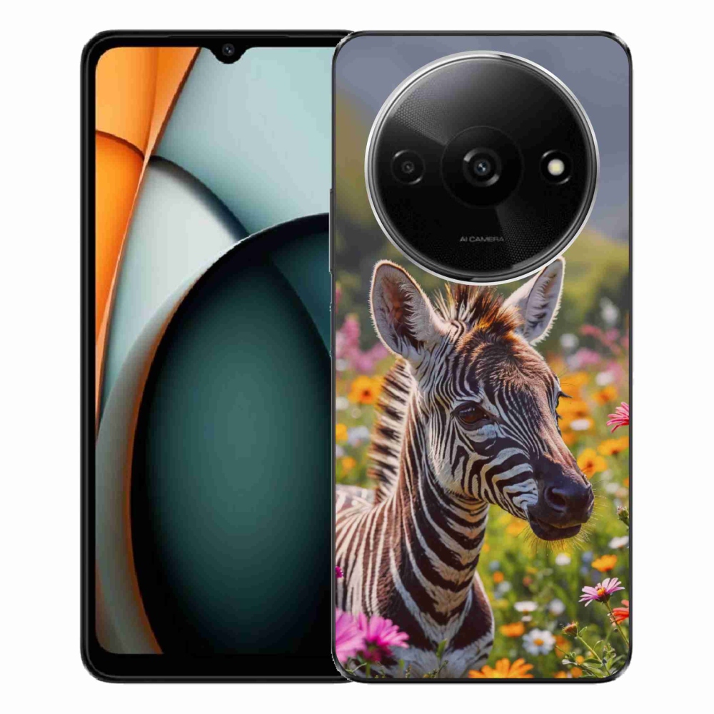Gelový kryt mmCase na Xiaomi Redmi A3 - zebra na louce
