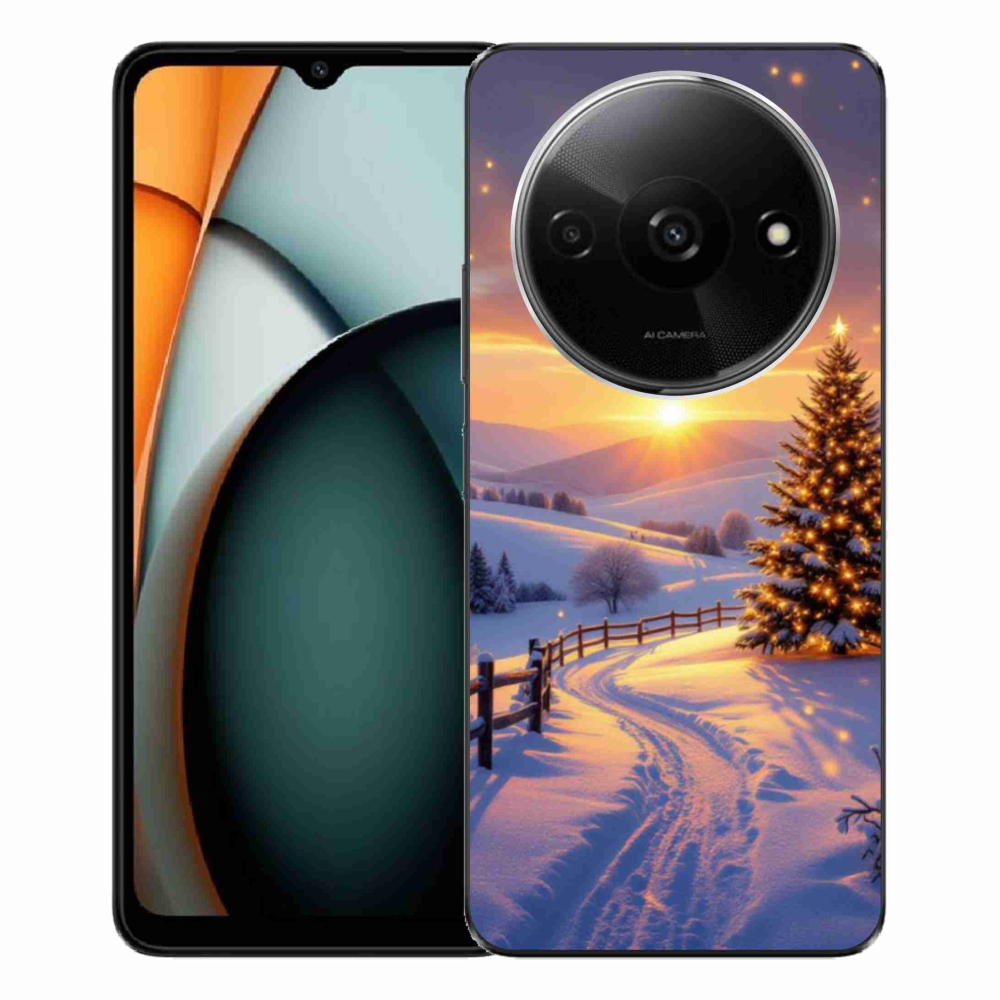 Gelový kryt mmCase na Xiaomi Redmi A3 - zimní krajina