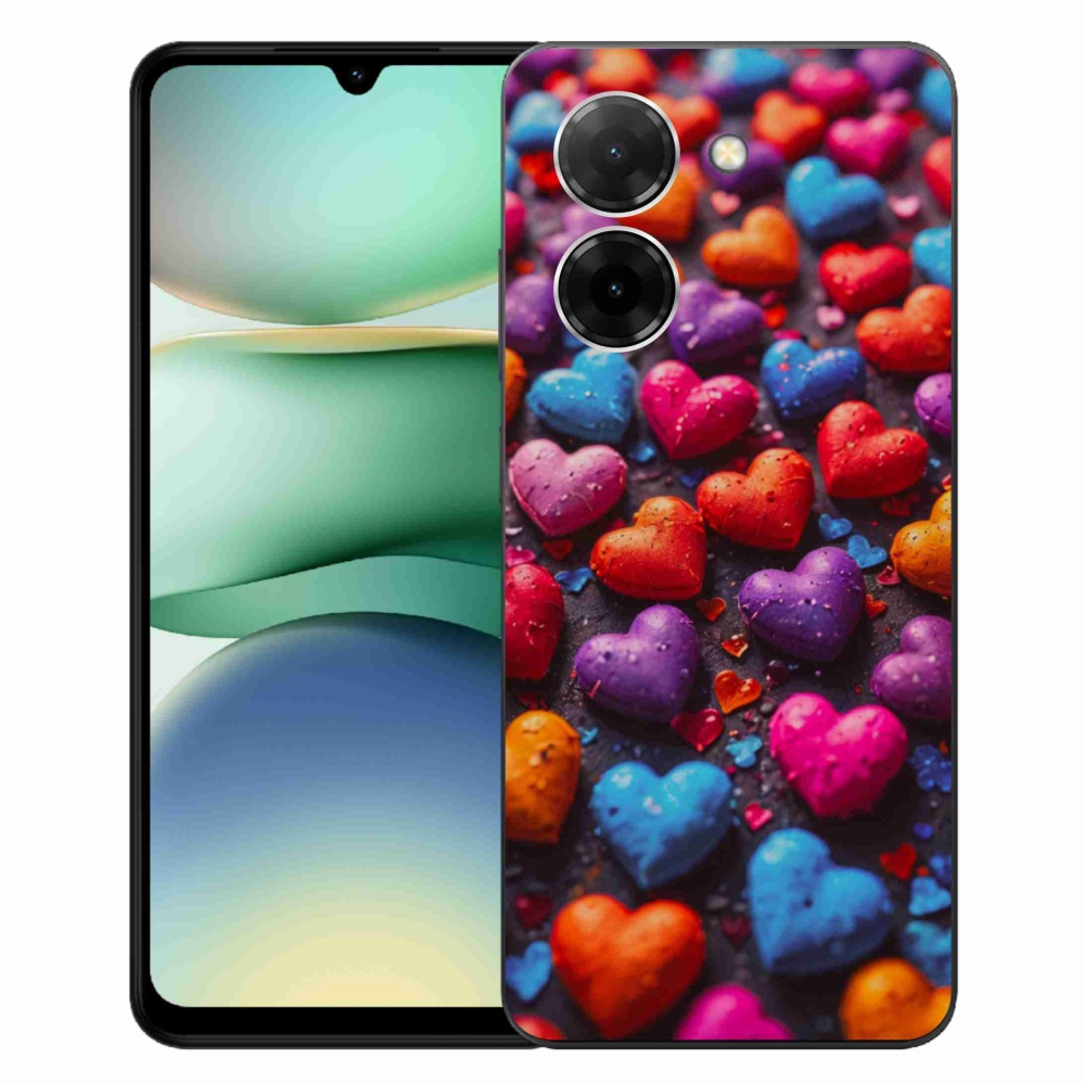 Gelový kryt mmCase na Xiaomi Redmi A5 (171.7x77.8x8.3mm) - barevná srdce