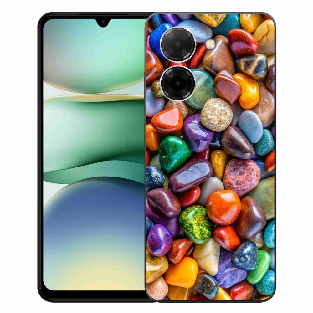 Gelový kryt mmCase na Xiaomi Redmi A5 (171.7x77.8x8.3mm) - barevné kamínky