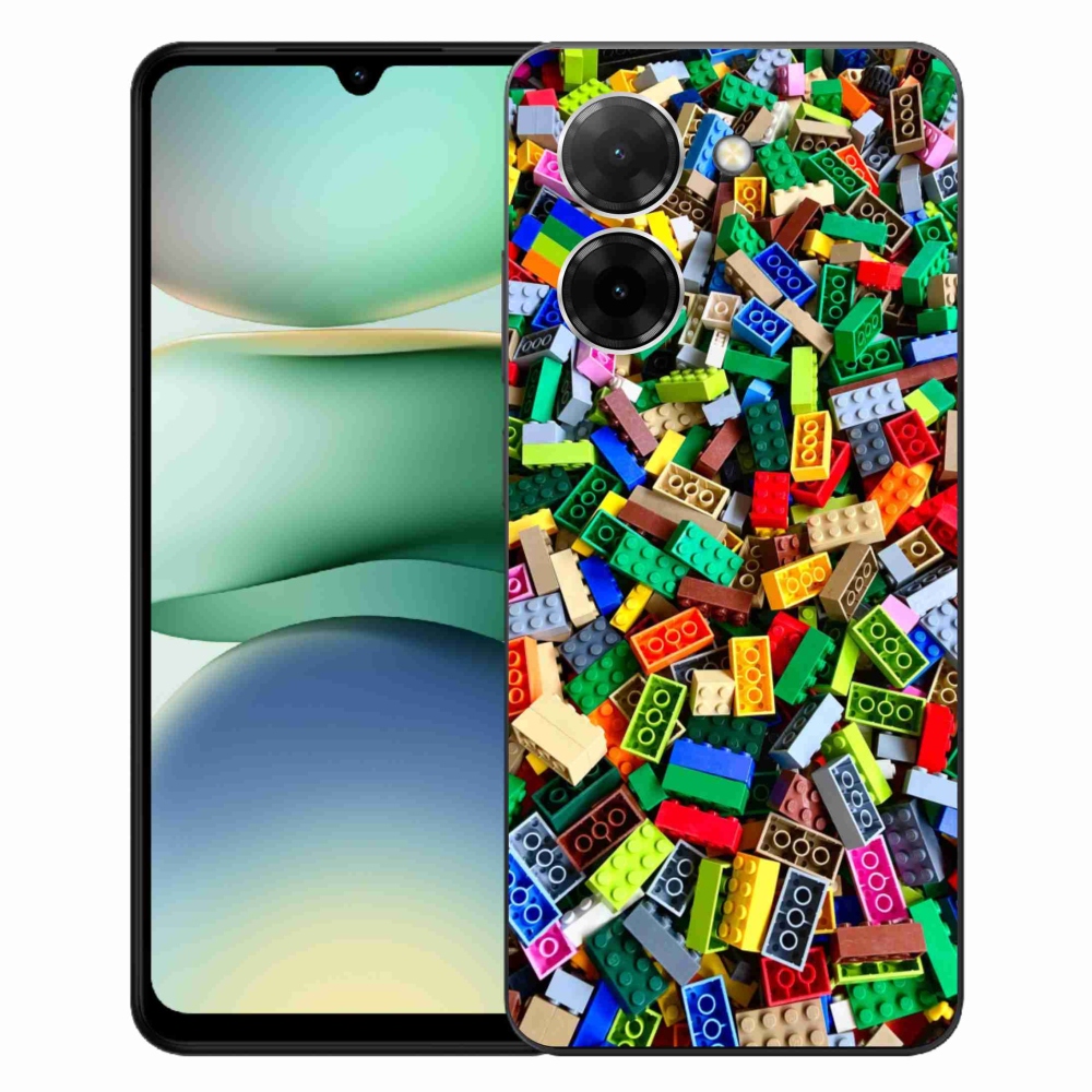 Gelový kryt mmCase na Xiaomi Redmi A5 (171.7x77.8x8.3mm) - barevné stavební kostky