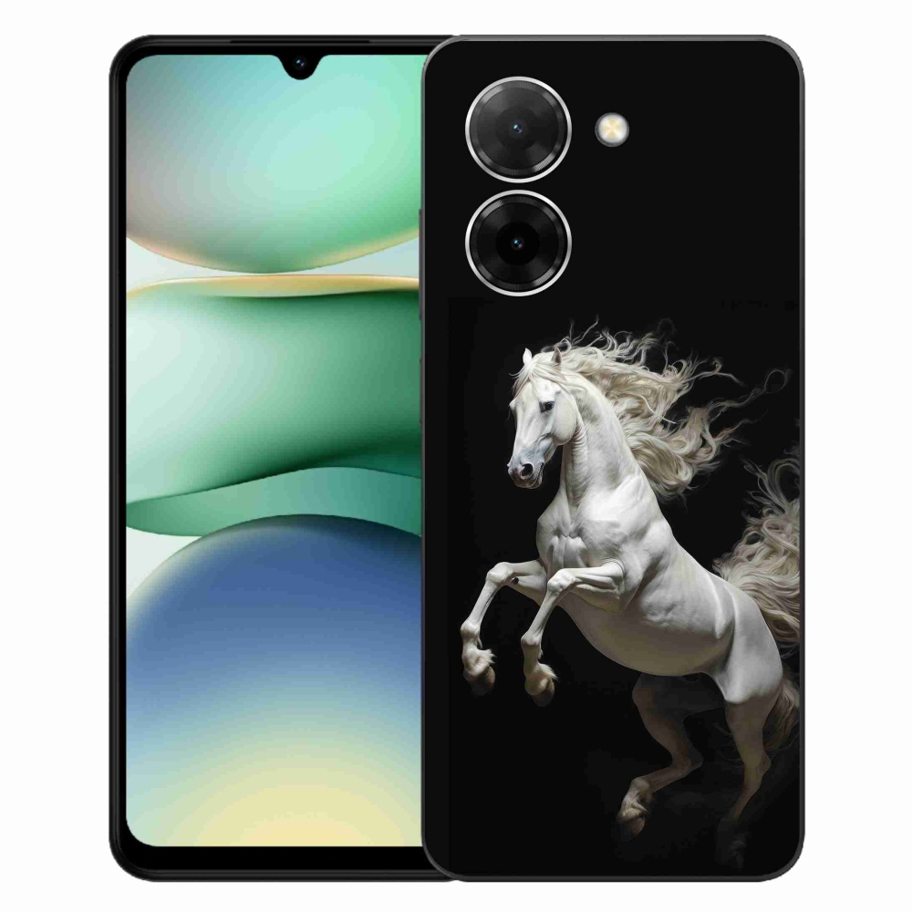 Gelový kryt mmCase na Xiaomi Redmi A5 (171.7x77.8x8.3mm) - bílý kůň 4