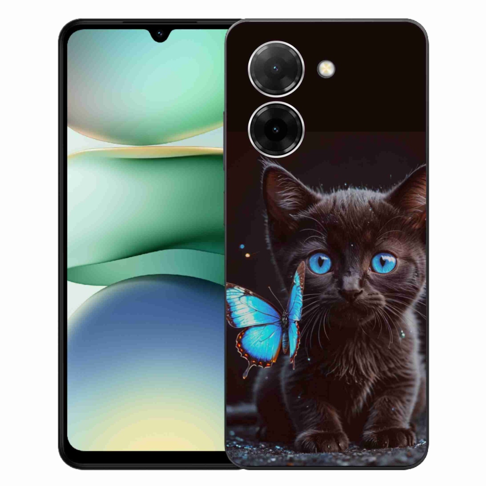 Gelový kryt mmCase na Xiaomi Redmi A5 (171.7x77.8x8.3mm) - černé kotě 3