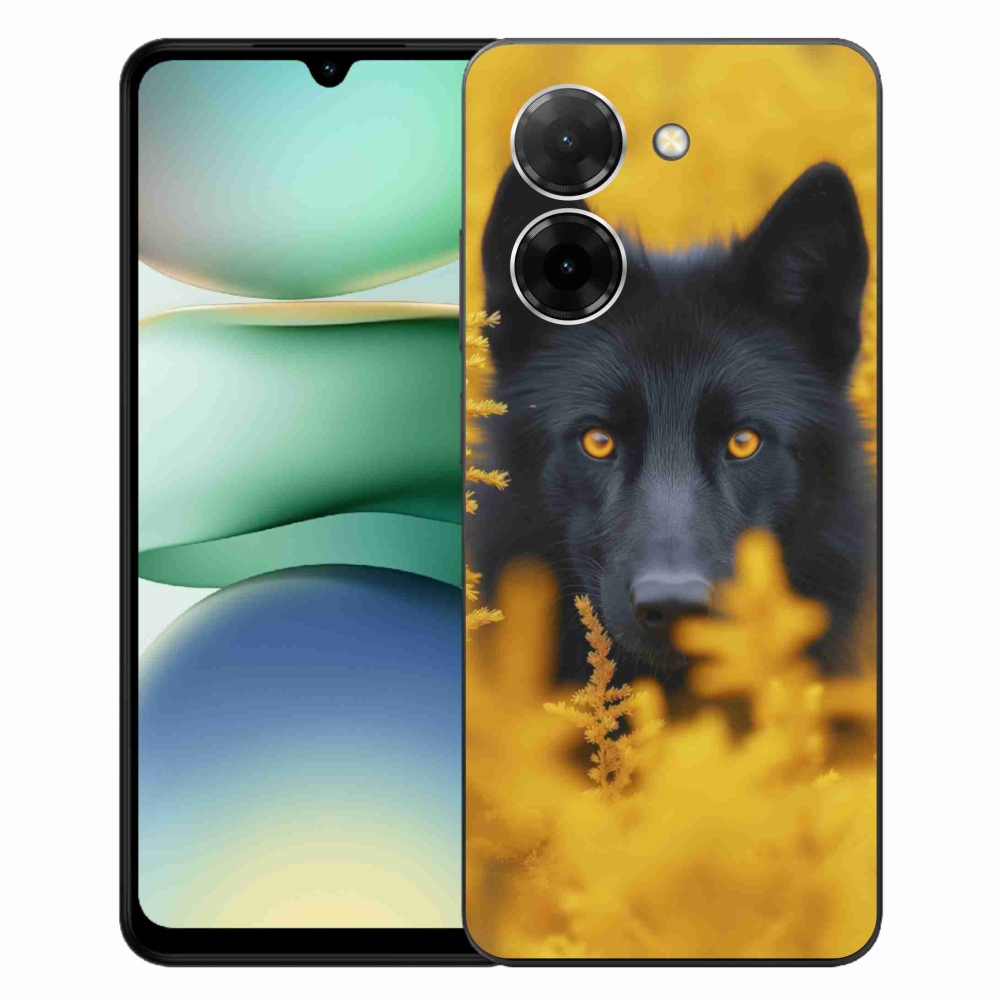 Gelový kryt mmCase na Xiaomi Redmi A5 (171.7x77.8x8.3mm) - černý vlk 2