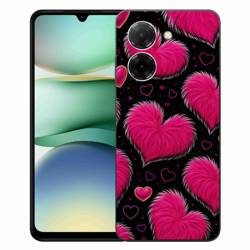 Gelový kryt mmCase na Xiaomi Redmi A5 (171.7x77.8x8.3mm) - hebká srdce