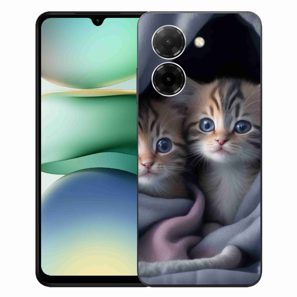 Gelový kryt mmCase na Xiaomi Redmi A5 (171.7x77.8x8.3mm) - kočičí duo 2