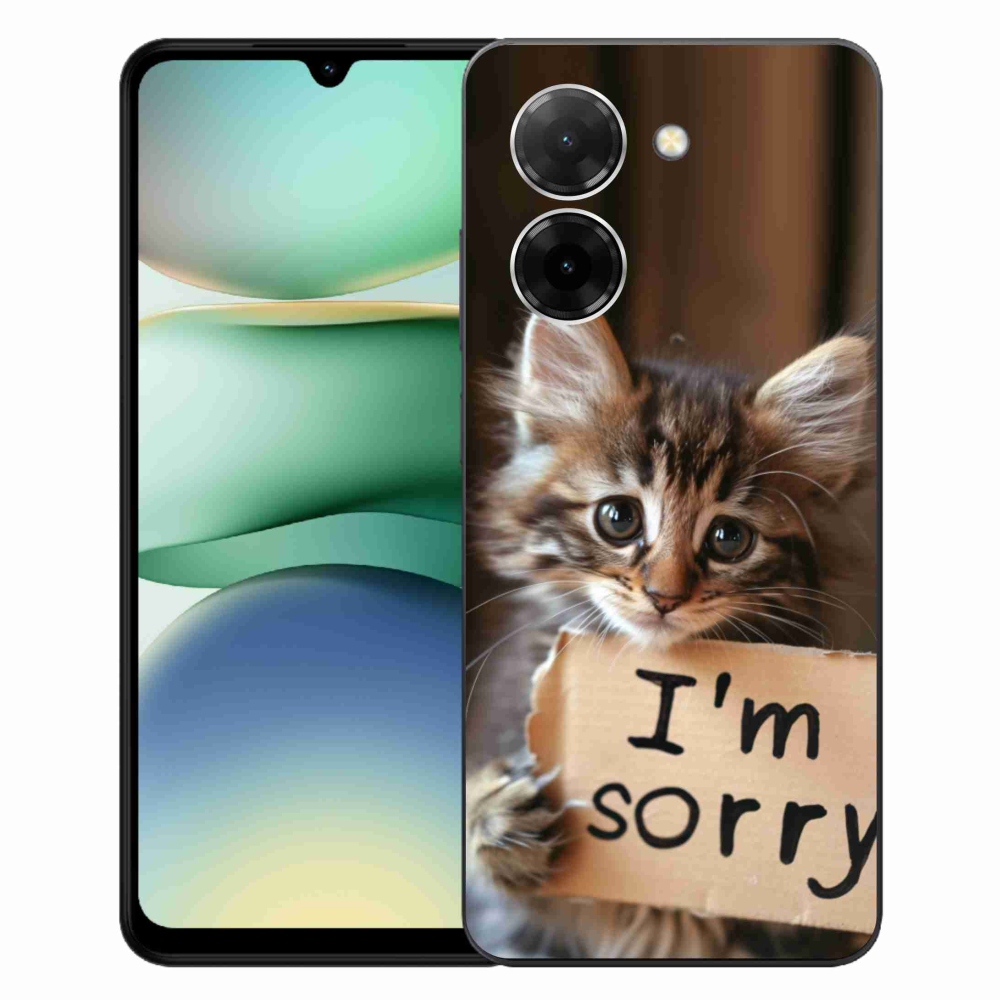 Gelový kryt mmCase na Xiaomi Redmi A5 (171.7x77.8x8.3mm) - kočíčí omluva