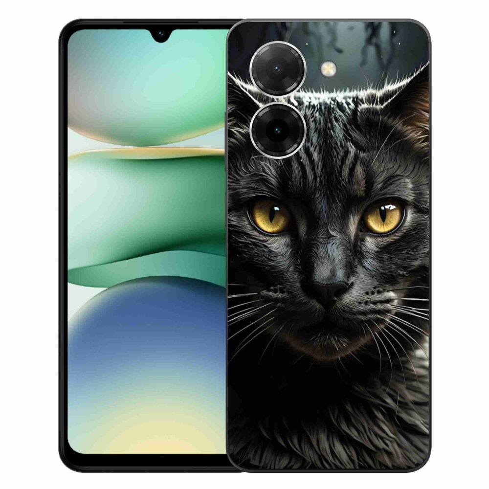 Gelový kryt mmCase na Xiaomi Redmi A5 (171.7x77.8x8.3mm) - kočičí pohled 3