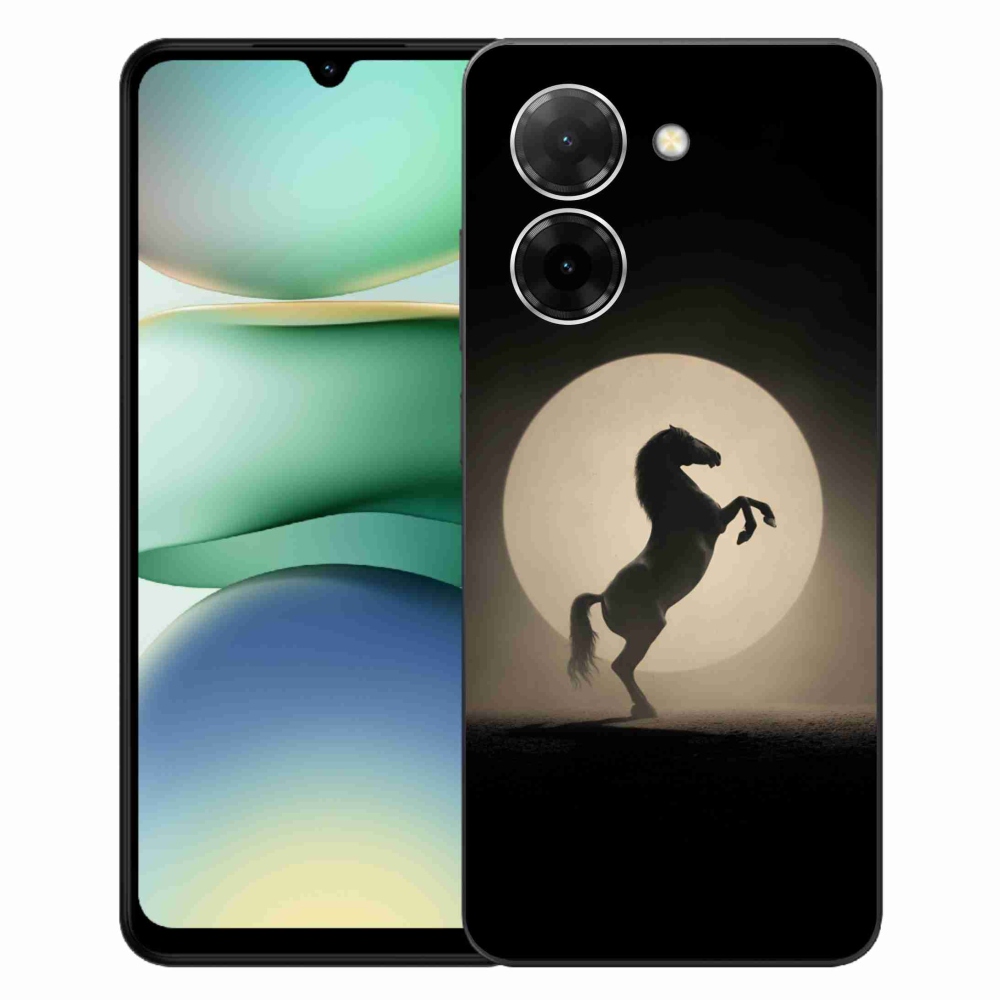 Gelový kryt mmCase na Xiaomi Redmi A5 (171.7x77.8x8.3mm) - kůň v siluetě