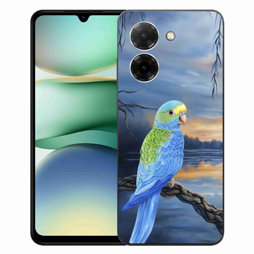 Gelový kryt mmCase na Xiaomi Redmi A5 (171.7x77.8x8.3mm) - modrý papoušek