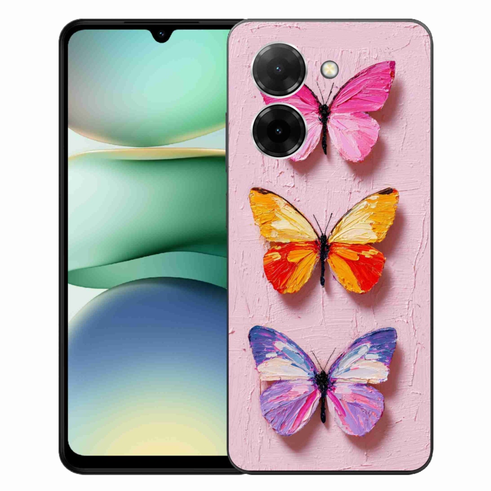 Gelový kryt mmCase na Xiaomi Redmi A5 (171.7x77.8x8.3mm) - motýlí trojice