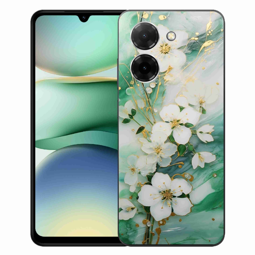 Gelový kryt mmCase na Xiaomi Redmi A5 (171.7x77.8x8.3mm) - něžné květy