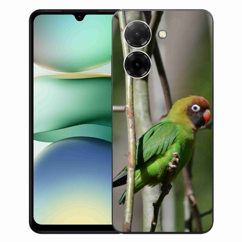 Gelový kryt mmCase na Xiaomi Redmi A5 (171.7x77.8x8.3mm) - papoušek agapornis