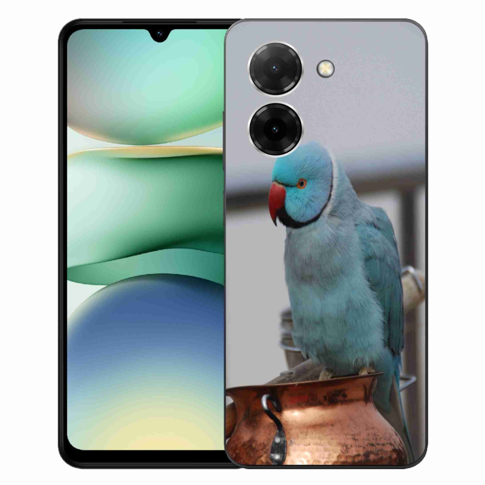 Gelový kryt mmCase na Xiaomi Redmi A5 (171.7x77.8x8.3mm) - papoušek alexandr modrý