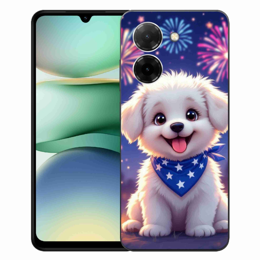 Gelový kryt mmCase na Xiaomi Redmi A5 (171.7x77.8x8.3mm) - slavnostní štěně