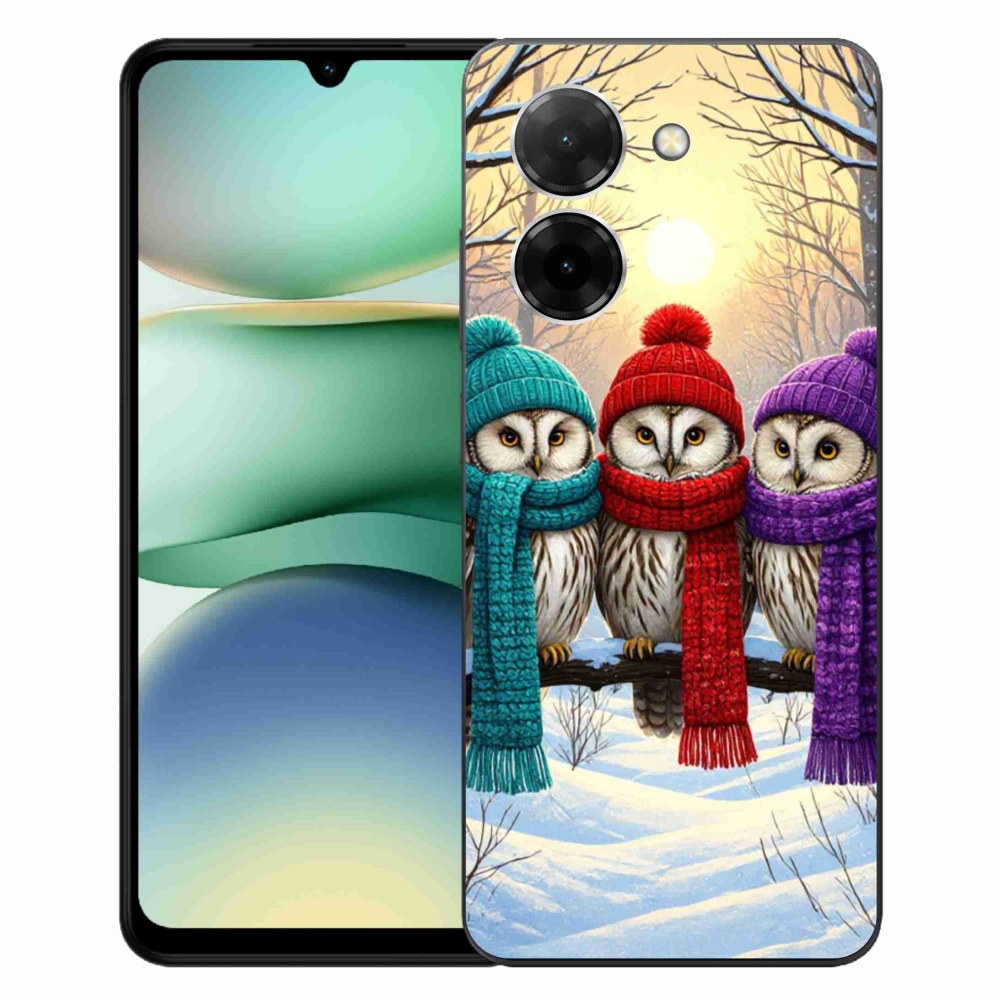 Gelový kryt mmCase na Xiaomi Redmi A5 (171.7x77.8x8.3mm) - soví přátelé