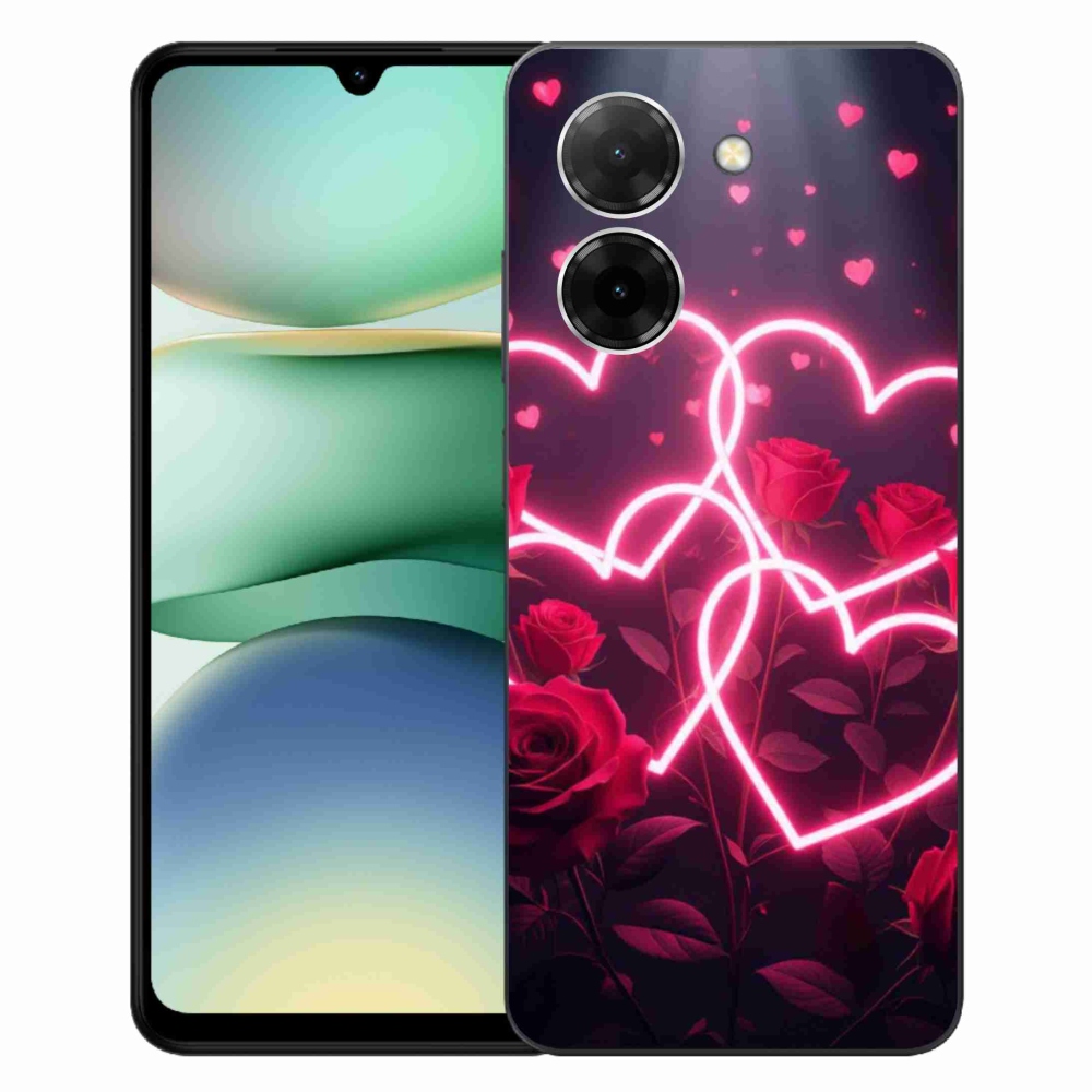 Gelový kryt mmCase na Xiaomi Redmi A5 (171.7x77.8x8.3mm) - srdce lásky