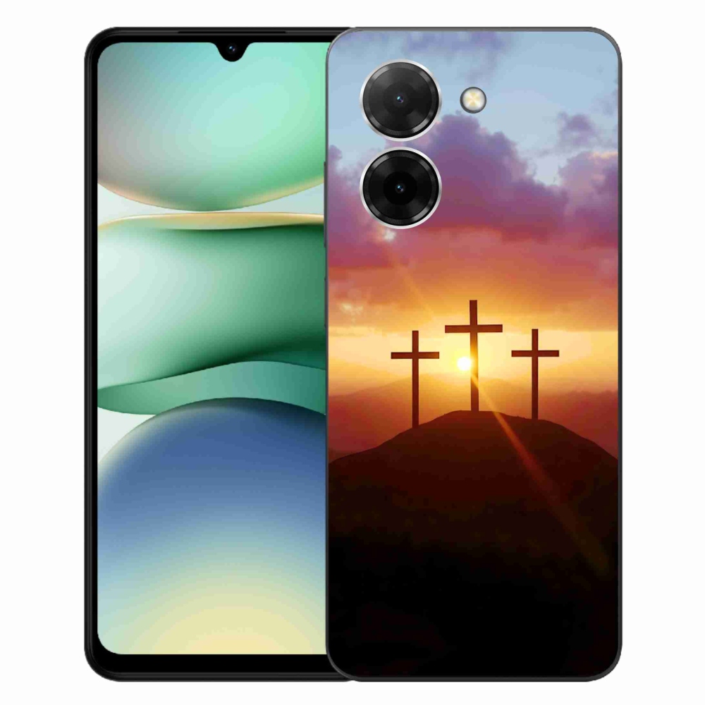 Gelový kryt mmCase na Xiaomi Redmi A5 (171.7x77.8x8.3mm) - tři kříže