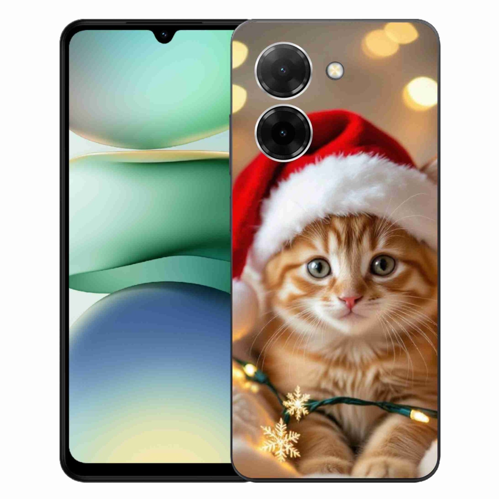 Gelový kryt mmCase na Xiaomi Redmi A5 (171.7x77.8x8.3mm) - vánoční kotě