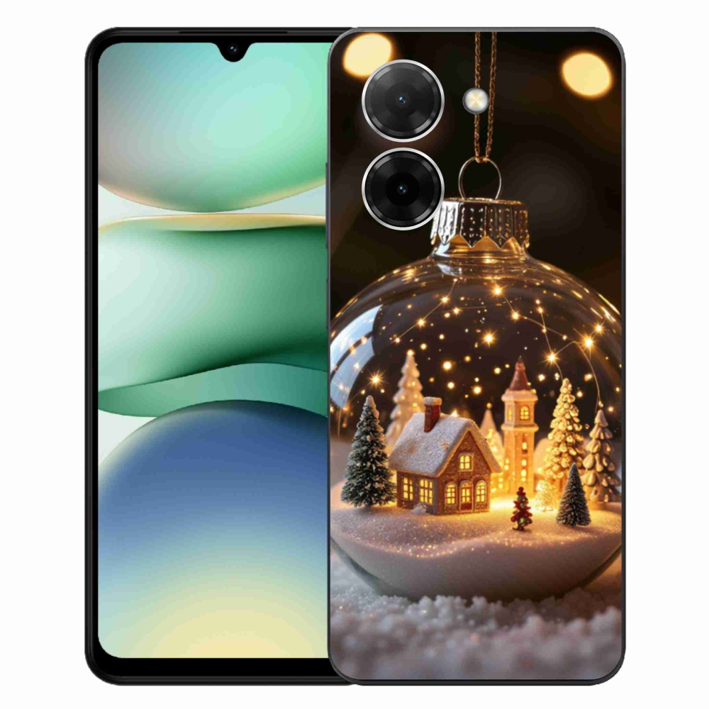 Gelový kryt mmCase na Xiaomi Redmi A5 (171.7x77.8x8.3mm) - vánoční koule 3