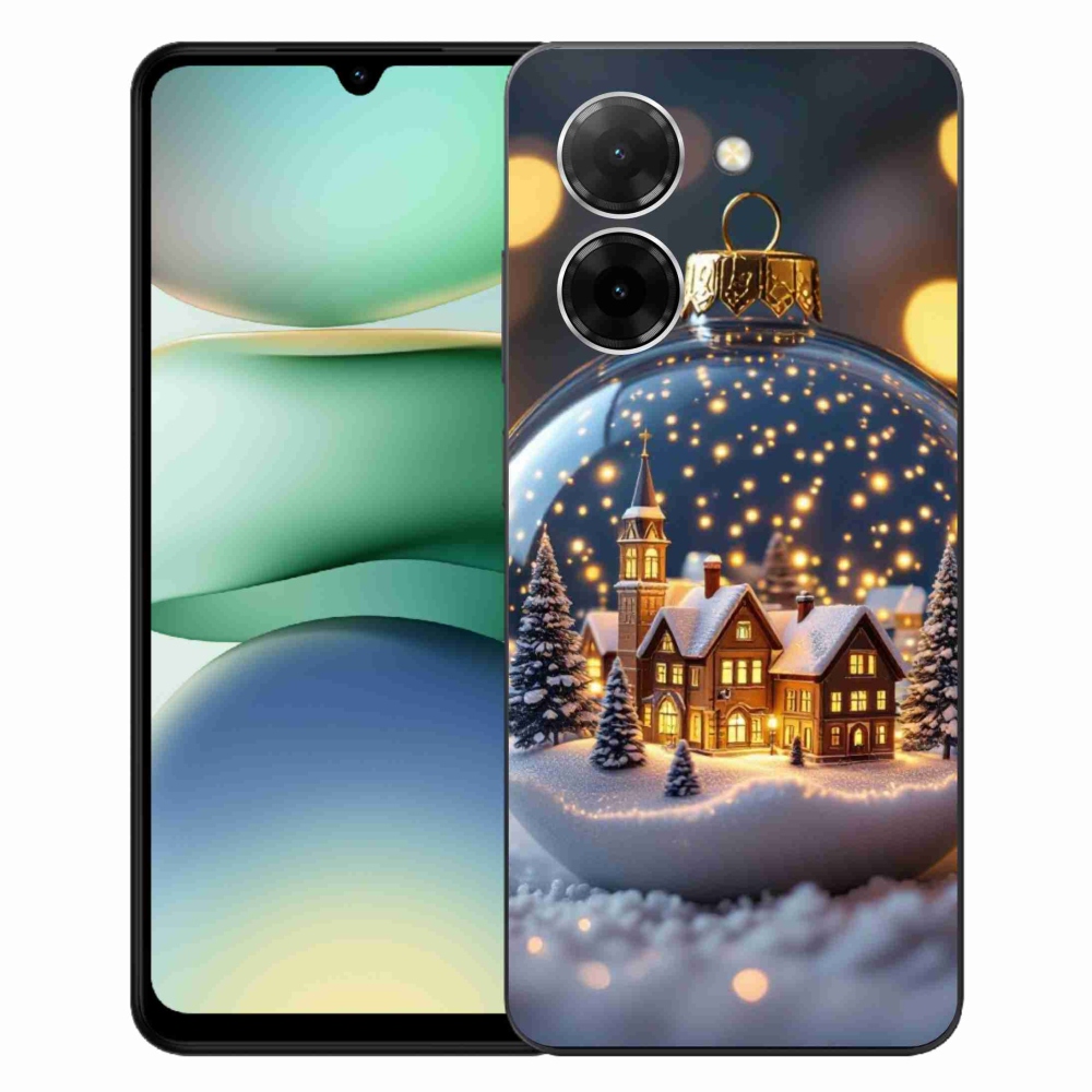 Gelový kryt mmCase na Xiaomi Redmi A5 (171.7x77.8x8.3mm) - vánoční koule 4