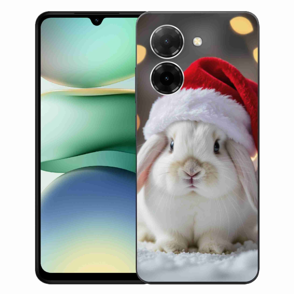 Gelový kryt mmCase na Xiaomi Redmi A5 (171.7x77.8x8.3mm) - vánoční králík