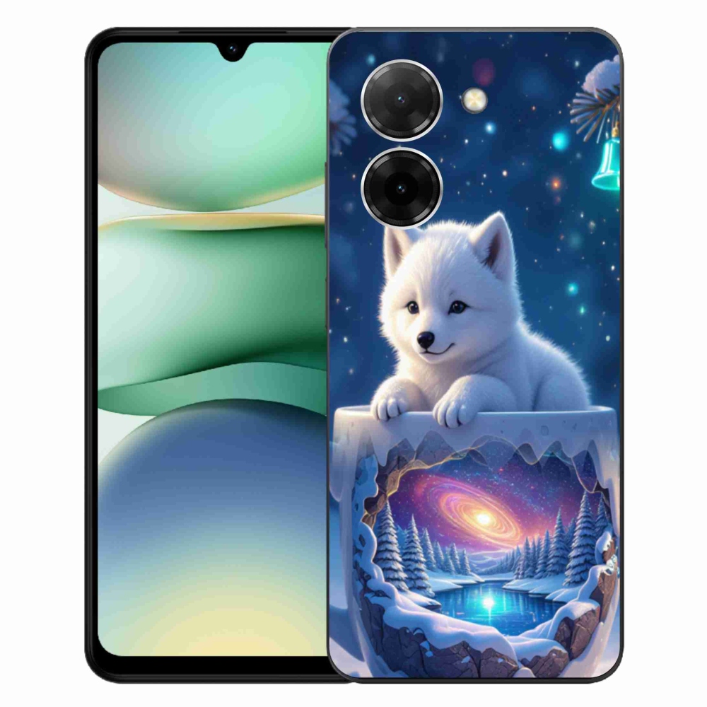 Gelový kryt mmCase na Xiaomi Redmi A5 (171.7x77.8x8.3mm) - vánoční štěně