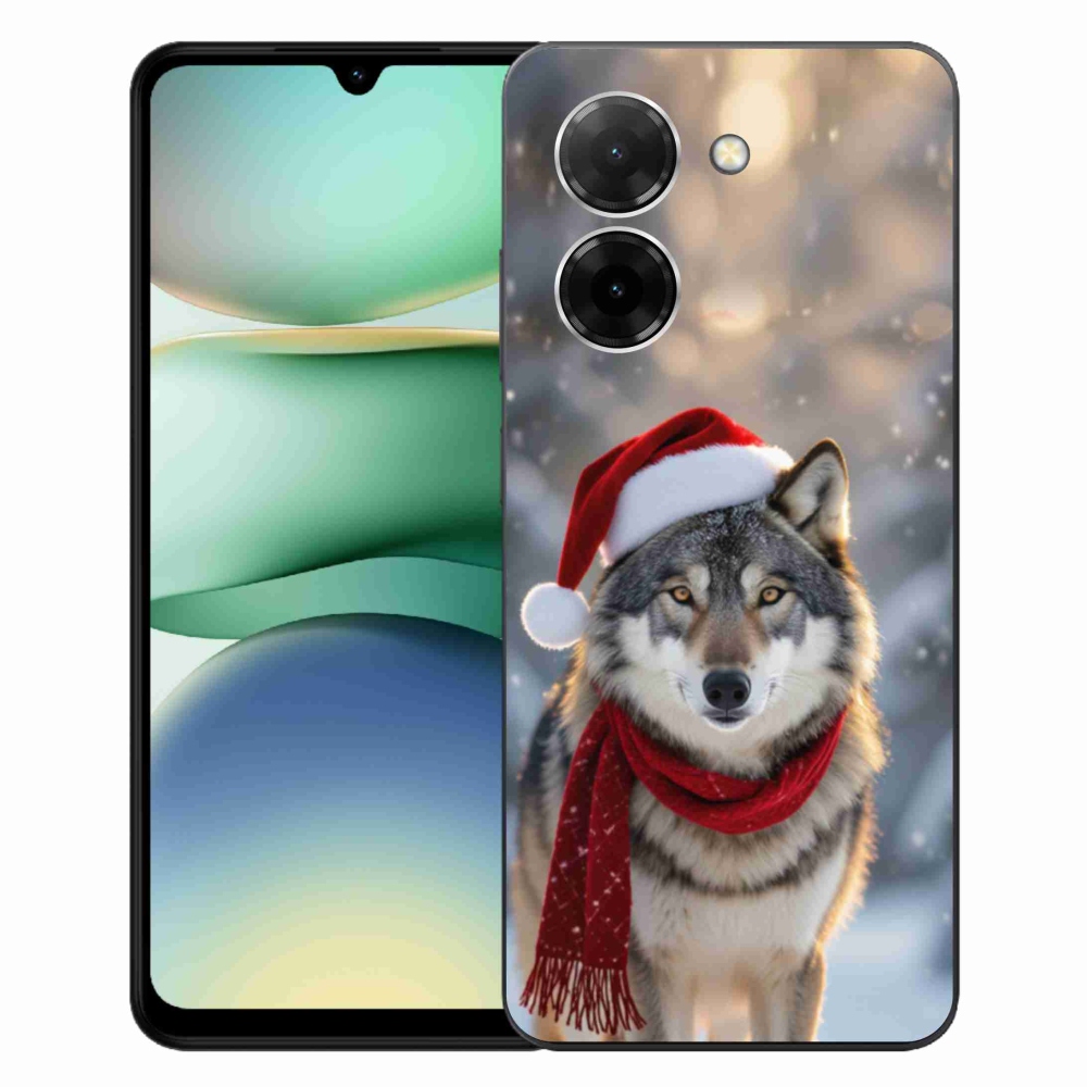 Gelový kryt mmCase na Xiaomi Redmi A5 (171.7x77.8x8.3mm) - vánoční vlk