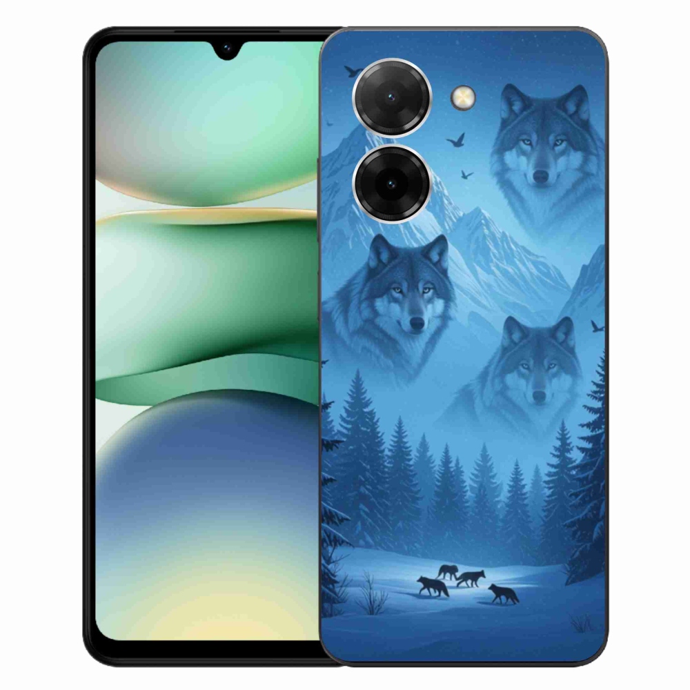 Gelový kryt mmCase na Xiaomi Redmi A5 (171.7x77.8x8.3mm) - vlčí smečka