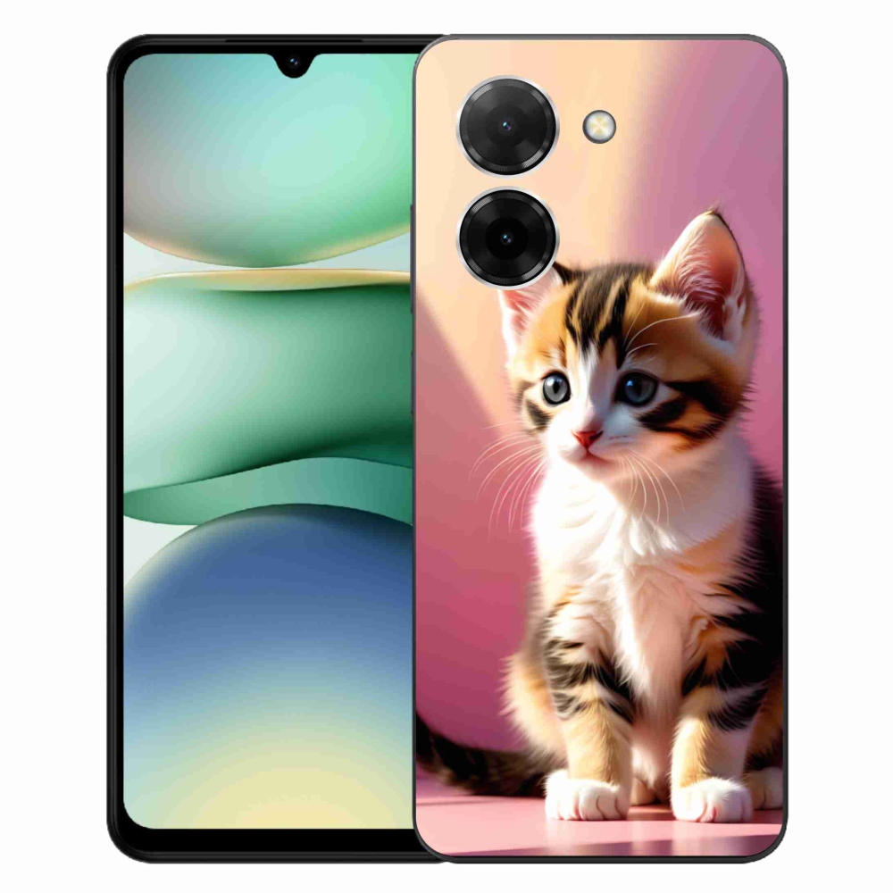 Gelový kryt mmCase na Xiaomi Redmi A5 (171.7x77.8x8.3mm) - zvědavé kotě 2