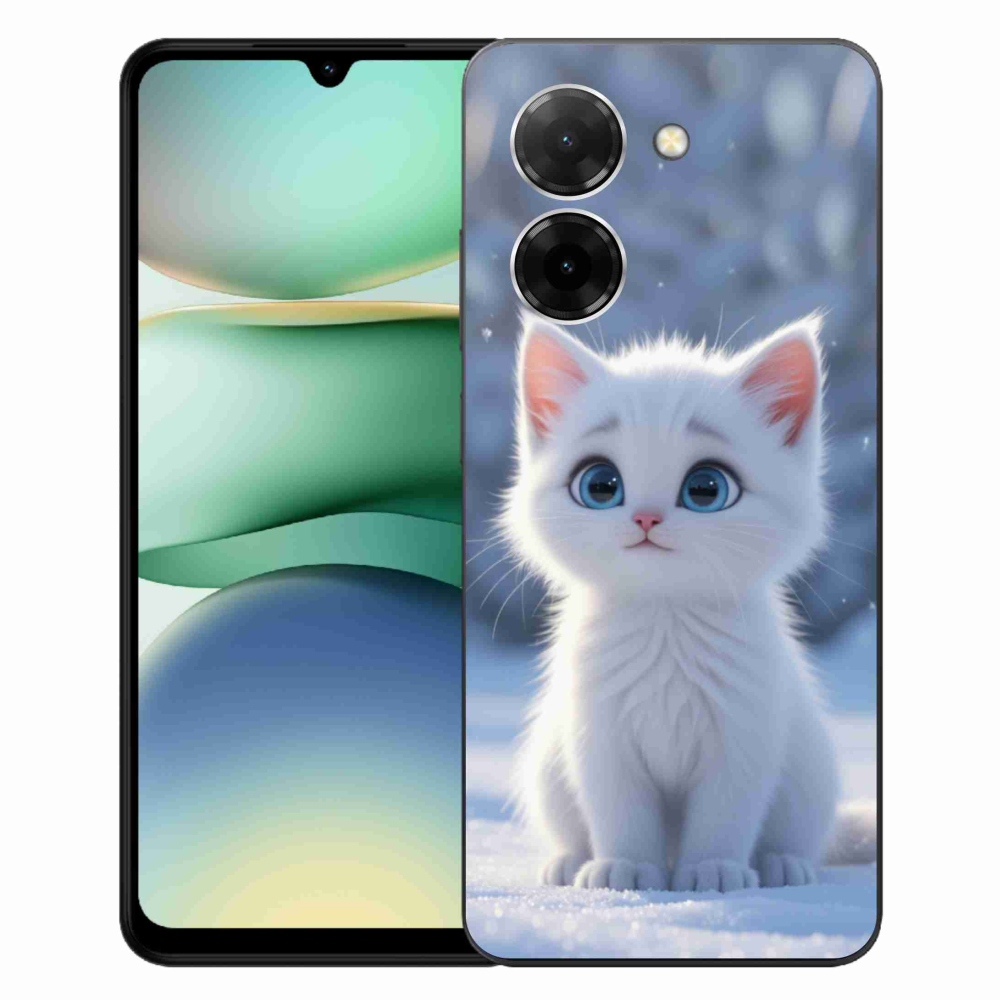 Gelový kryt mmCase na Xiaomi Redmi A5 171mm - bílé kotě 3