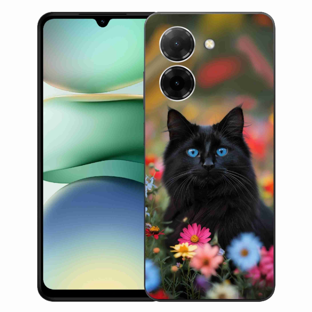 Gelový kryt mmCase na Xiaomi Redmi A5 171mm - černé kotě 4