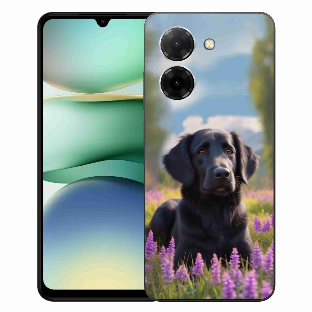 Gelový kryt mmCase na Xiaomi Redmi A5 171mm - elegantní černý retrívr