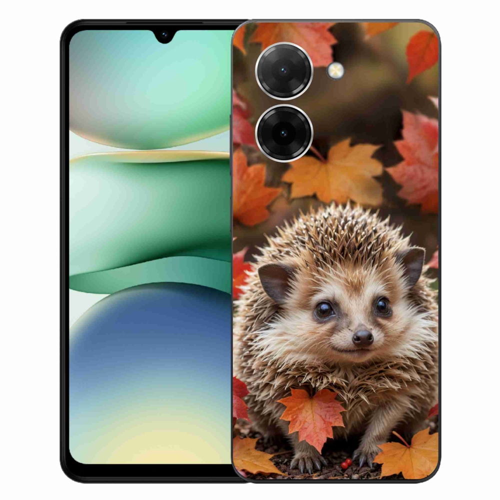 Gelový kryt mmCase na Xiaomi Redmi A5 171mm - ježek v listí