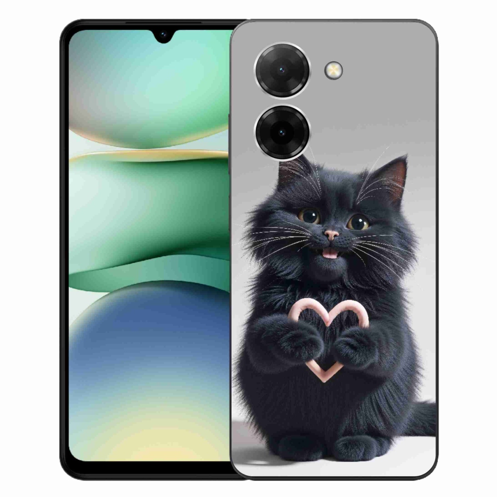 Gelový kryt mmCase na Xiaomi Redmi A5 171mm - kočičí láska 3