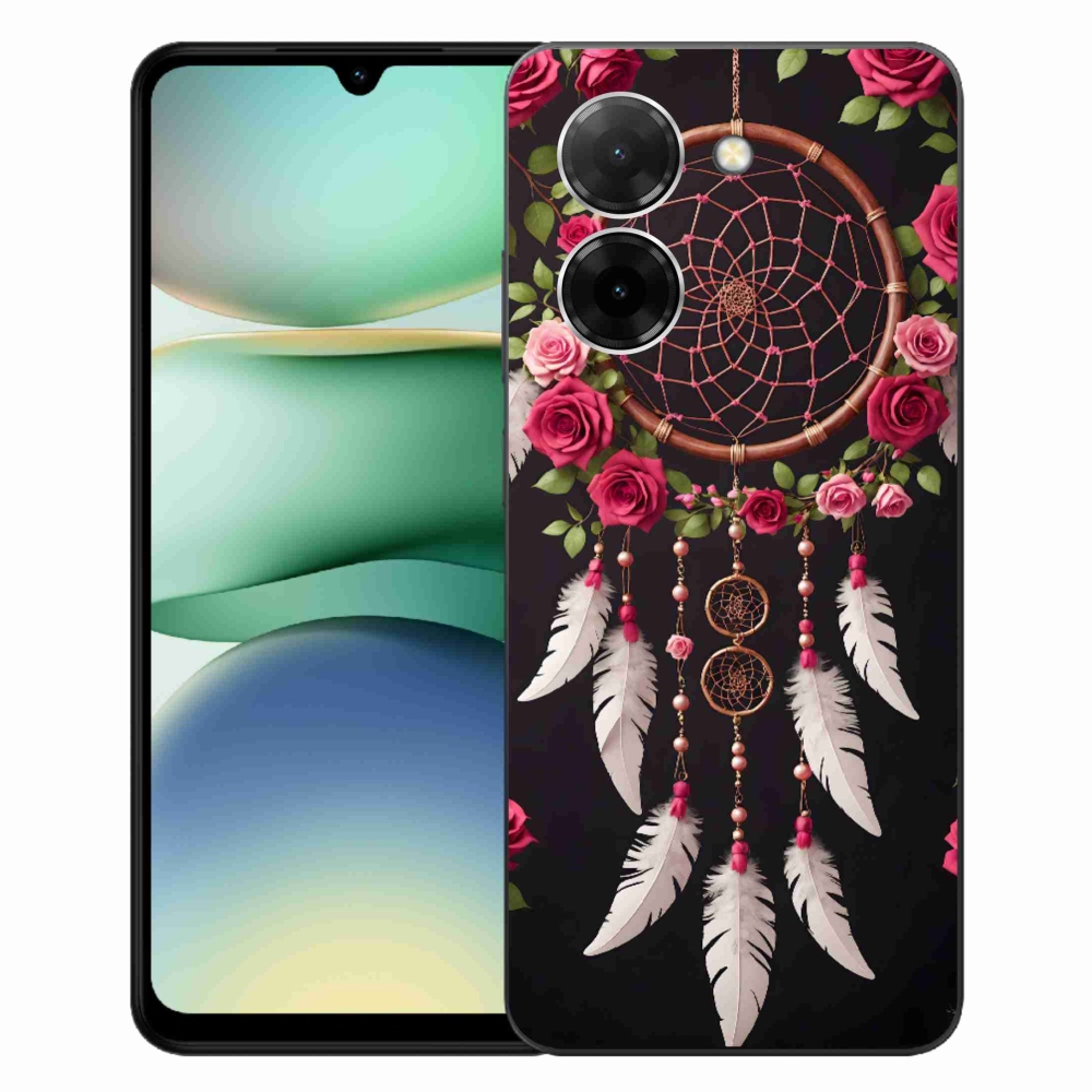 Gelový kryt mmCase na Xiaomi Redmi A5 171mm - lapač snů s růžemi