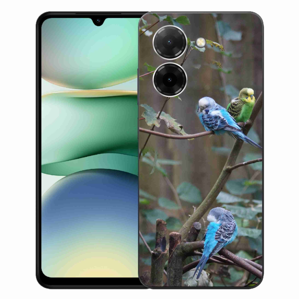 Gelový kryt mmCase na Xiaomi Redmi A5 171mm - papoušci na větvi