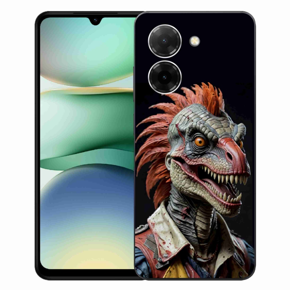 Gelový kryt mmCase na Xiaomi Redmi A5 171mm - punk dinosaurus