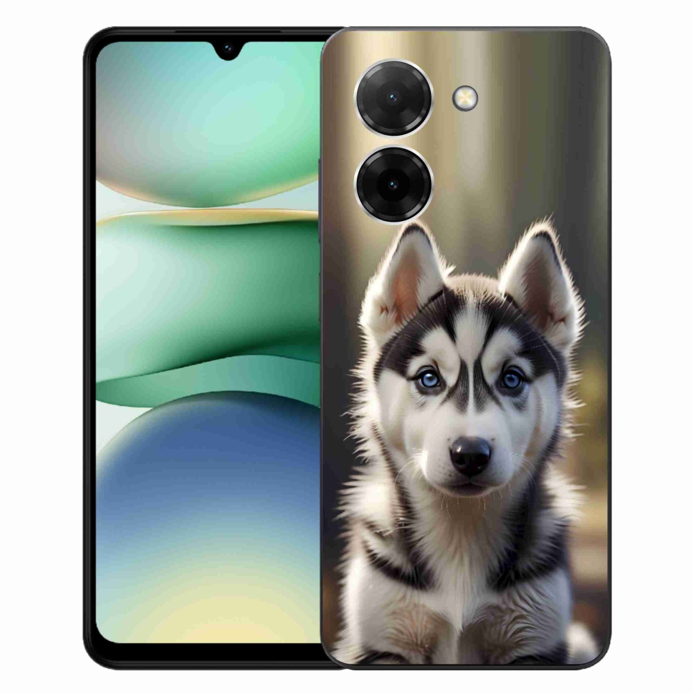 Gelový kryt mmCase na Xiaomi Redmi A5 171mm - roztomilý sibiřský husky