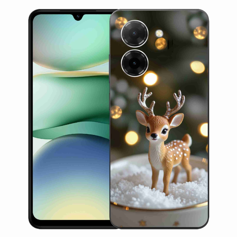 Gelový kryt mmCase na Xiaomi Redmi A5 171mm - roztomilý vánoční jelen